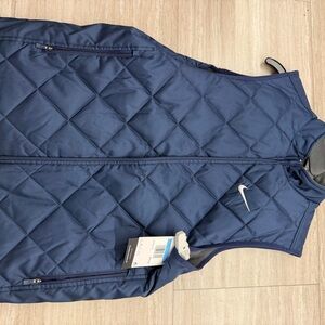 Nike Navy Quilted Vest for woman